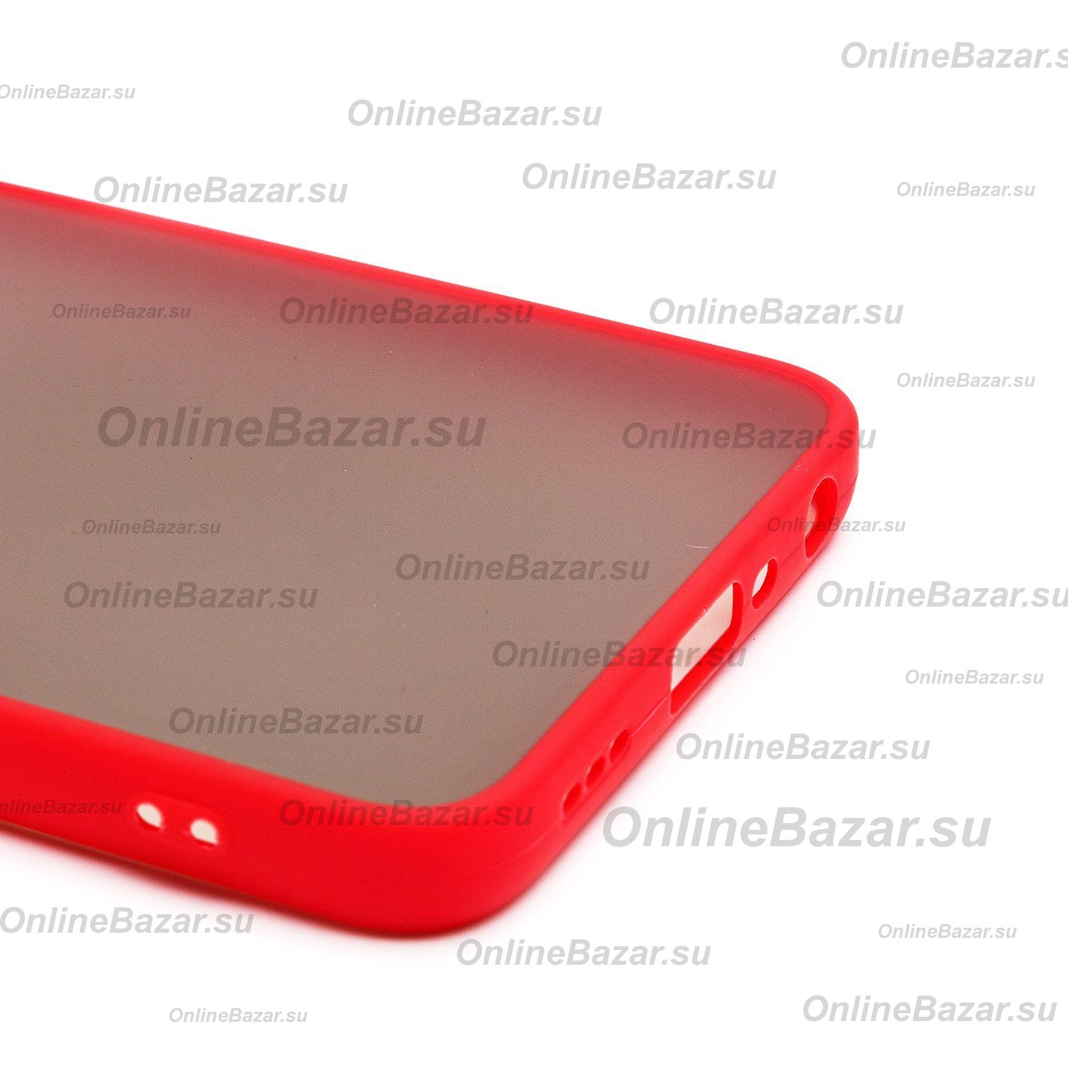 Чехол для Oppo CPH2591 пластиковый с окантовкой <красный> ― OnlineBazar.su