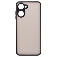 Чехол для Realme 10 пластиковый с окантовкой <черный> ― OnlineBazar.su