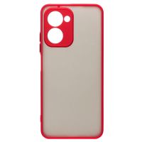 Чехол для Realme C33 пластиковый с окантовкой <красный> ― OnlineBazar.su