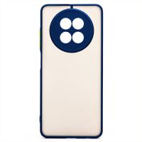 Чехол для Realme RMX3999 пластиковый с окантовкой <темно-синий> ― OnlineBazar.su