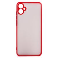 Чехол для Samsung SM-A055F (Galaxy A05) пластиковый с окантовкой <красный> ― OnlineBazar.su