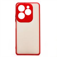 Чехол для Tecno Spark 20 Pro 5G пластиковый с окантовкой <красный> ― OnlineBazar.su