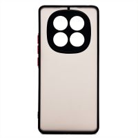 Чехол для Xiaomi 24116RACCG пластиковый с окантовкой <черный> ― OnlineBazar.su