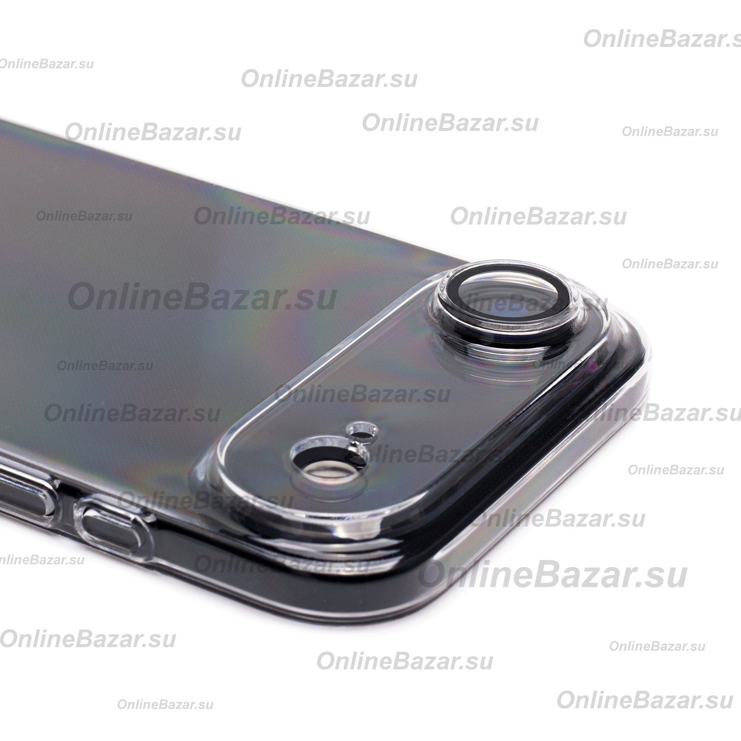 Чехол для Apple iPhone Air пластиковый с закрытой камерой <прозрачный> ― OnlineBazar.su