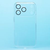 Чехол для Apple iPhone 17 Pro пластиковый с закрытой камерой <прозрачный> ― OnlineBazar.su