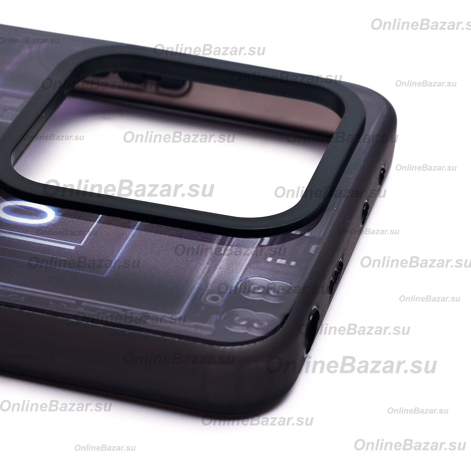 Чехол для Xiaomi 23124RA7EO пластиковый (рис. 088) <фиолетовый> ― OnlineBazar.su