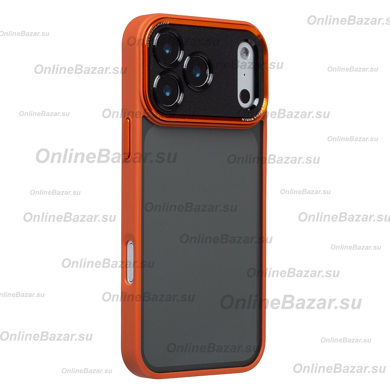 Чехол для Apple iPhone 17 Pro Max пластиковый с закрытой камерой №2 <оранжевый> ― OnlineBazar.su