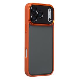 Чехол для Apple iPhone 17 Pro Max пластиковый с закрытой камерой №2 <оранжевый>
