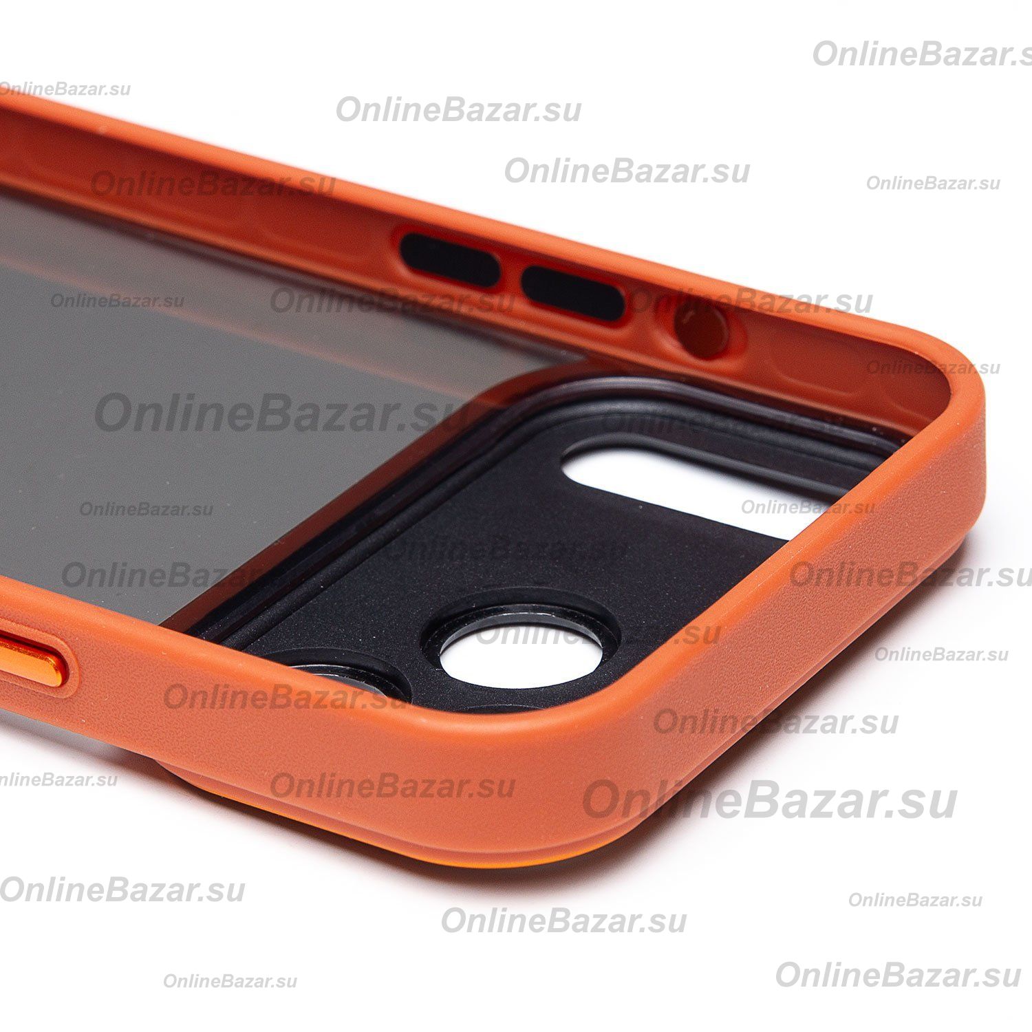 Чехол для Apple iPhone 17 Pro Max пластиковый с закрытой камерой №2 <оранжевый> ― OnlineBazar.su