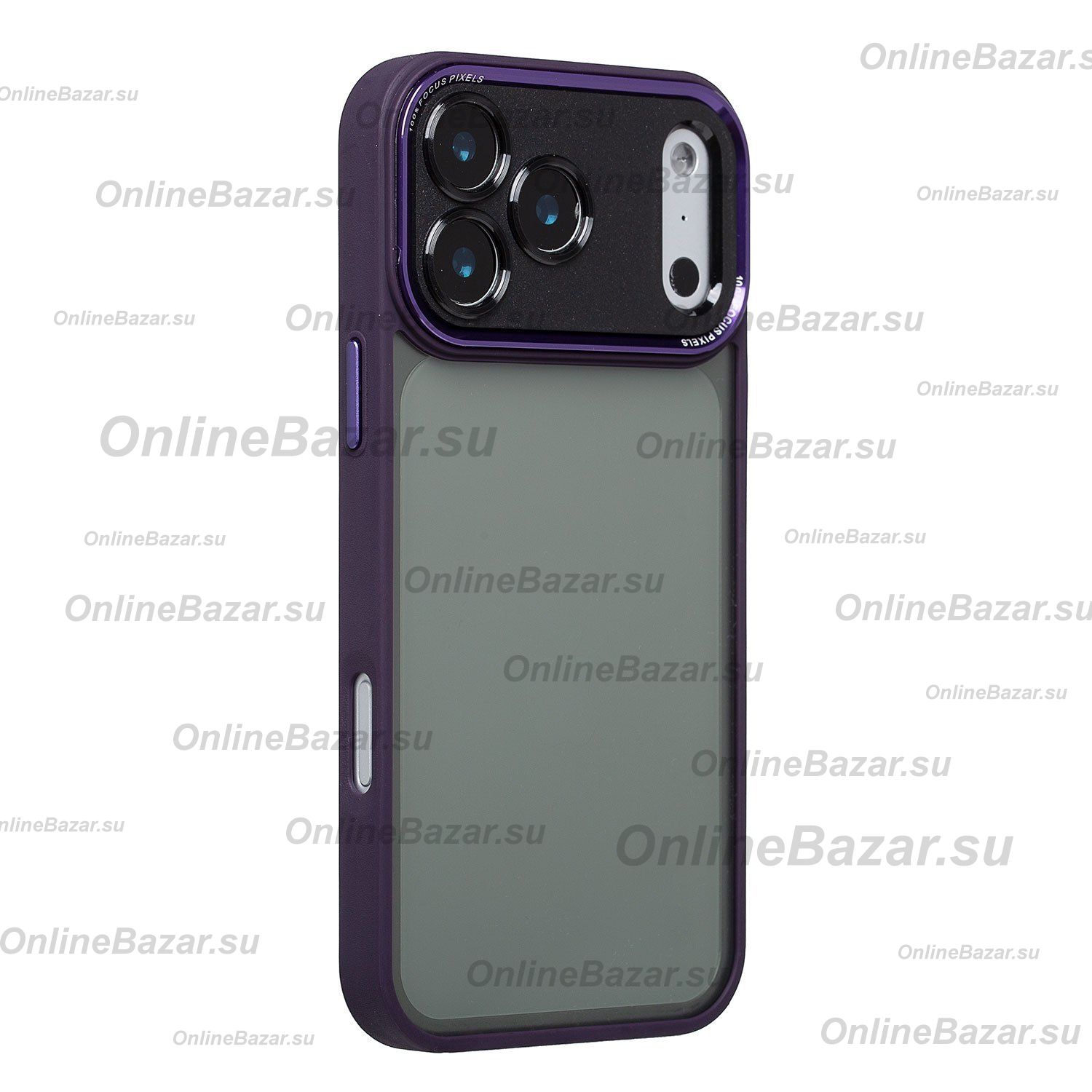 Чехол для Apple iPhone 17 Pro Max пластиковый с закрытой камерой №2 <пурпурный> ― OnlineBazar.su