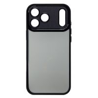 Чехол для Apple iPhone 17 Pro Max пластиковый с закрытой камерой №2 <черный> ― OnlineBazar.su