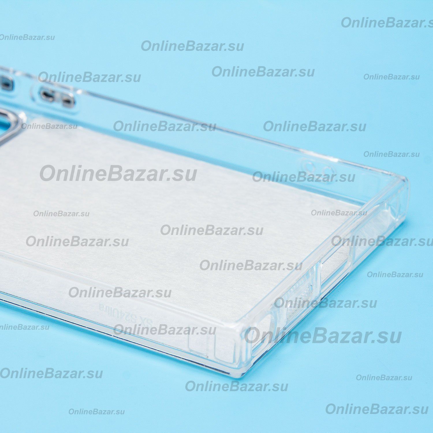 Чехол для Samsung SM-S928B (Galaxy S24 Ultra) силиконовый (рис. 092/собака) <серый> ― OnlineBazar.su