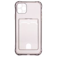 Чехол для Apple iPhone 11 Pro Max силиконовый с картхолдером №2 <черный> ― OnlineBazar.su