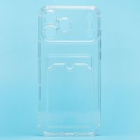 Чехол для Apple iPhone 17 Pro Max силиконовый с картхолдером №2 <прозрачный> ― OnlineBazar.su