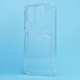 Чехол для Honor X8b (LLY-LX1) силиконовый с картхолдером №2 <прозрачный>