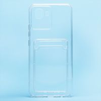 Чехол для Realme RMX3506 силиконовый с картхолдером №2 <прозрачный> ― OnlineBazar.su