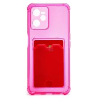 Чехол для Realme RMX3511 силиконовый с картхолдером №2 <розовый> ― OnlineBazar.su