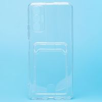 Чехол для Tecno Pova 3 (LF7n) силиконовый с картхолдером №2 <прозрачный> ― OnlineBazar.su