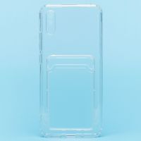 Чехол для Xiaomi Redmi 9A силиконовый с картхолдером №2 <прозрачный> ― OnlineBazar.su