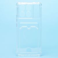 Чехол для Xiaomi Poco X6 Pro 5G силиконовый с картхолдером <прозрачный> ― OnlineBazar.su