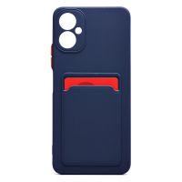 Чехол для Tecno Camon 19 Neo (CH6i) силиконовый с картхолдером №6 <синий> ― OnlineBazar.su