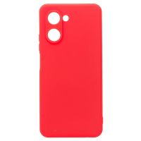 Чехол для Realme C33 силиконовый матовый №8 <красный> ― OnlineBazar.su