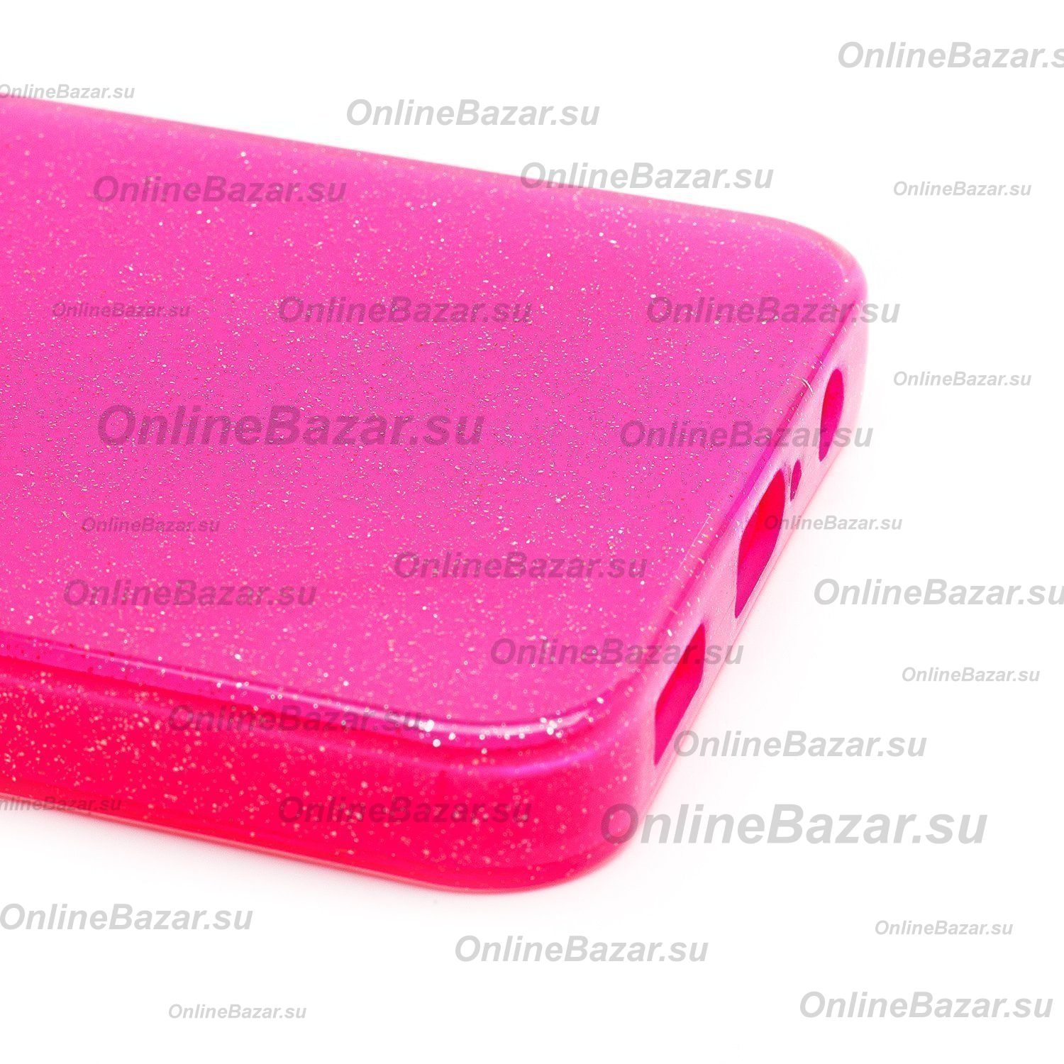 Чехол для Samsung SM-A055F (Galaxy A05) силиконовый с блестками №3 <розовый> ― OnlineBazar.su