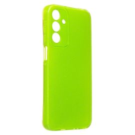 Чехол для Samsung SM-A156B (Galaxy A15 5G) силиконовый с блестками №3 <светло-зеленый>