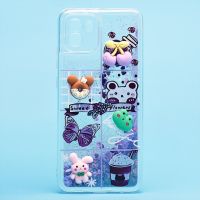 Чехол для Samsung SM-A035F (Galaxy A03) силиконовый 3D игрушки <фиолетовый> ― OnlineBazar.su