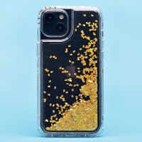 Чехол для Apple iPhone 15 Plus силиконовый с блестками №4 <желтый> ― OnlineBazar.su