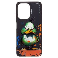 Чехол для Infinix Hot 30i (X669D) силиконовый (рис. 335/утка) <черный> ― OnlineBazar.su