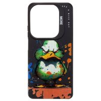 Чехол для Infinix Hot 40 Pro (X6837) силиконовый (рис. 335/утка) <черный> ― OnlineBazar.su