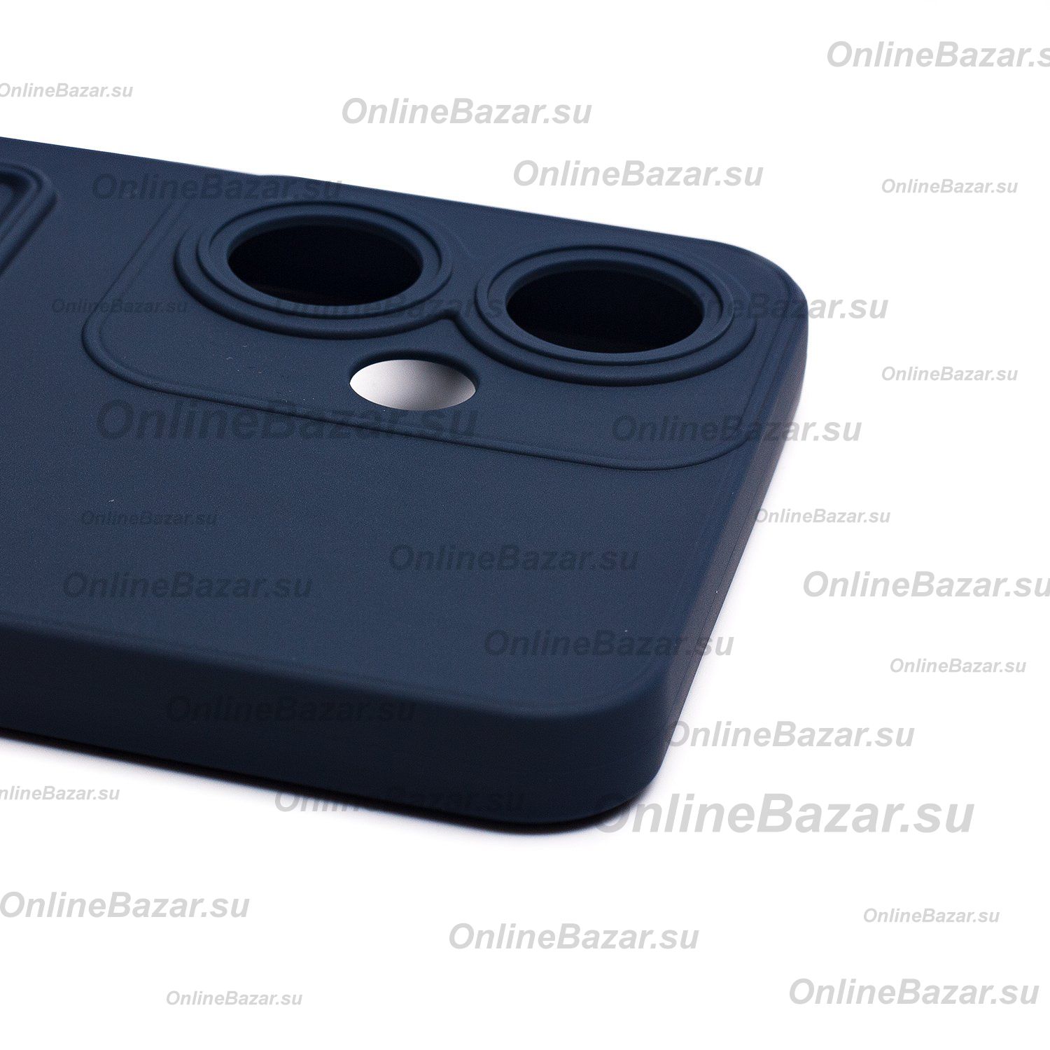 Чехол для Oppo A59 силиконовый с картхолдером №9 <темно-синий> ― OnlineBazar.su