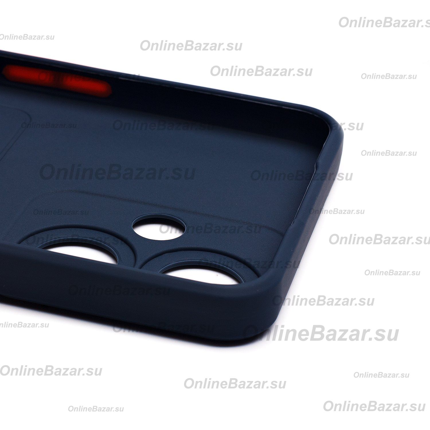 Чехол для Oppo A59 силиконовый с картхолдером №9 <темно-синий> ― OnlineBazar.su