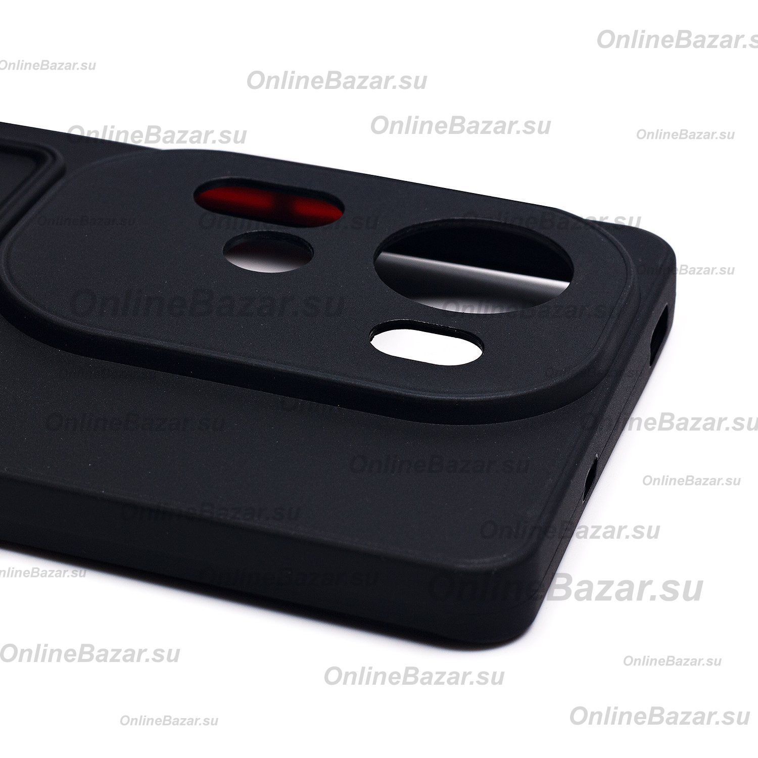Чехол для Oppo Reno 11 силиконовый с картхолдером №9 <черный> ― OnlineBazar.su