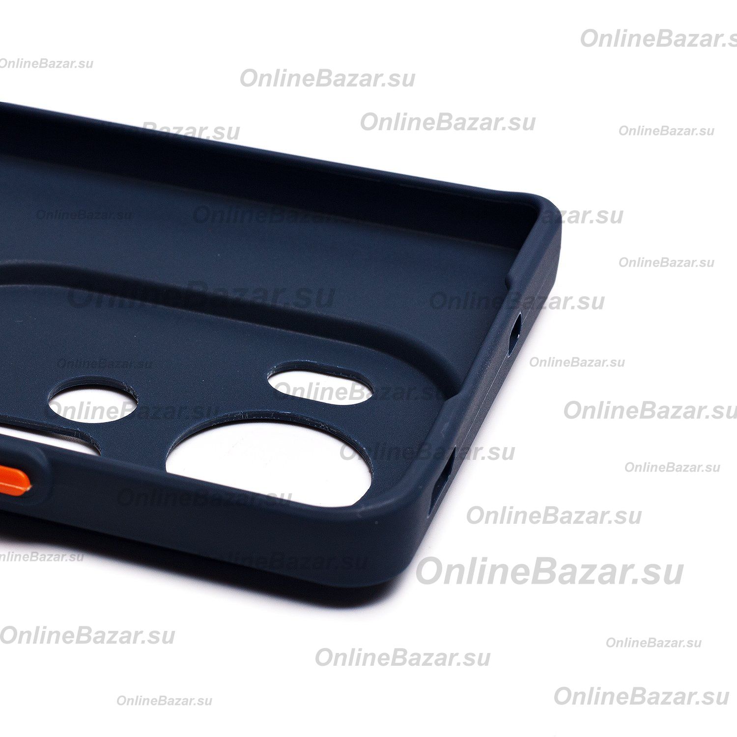 Чехол для Oppo Reno 11 силиконовый с картхолдером №9 <темно-синий> ― OnlineBazar.su
