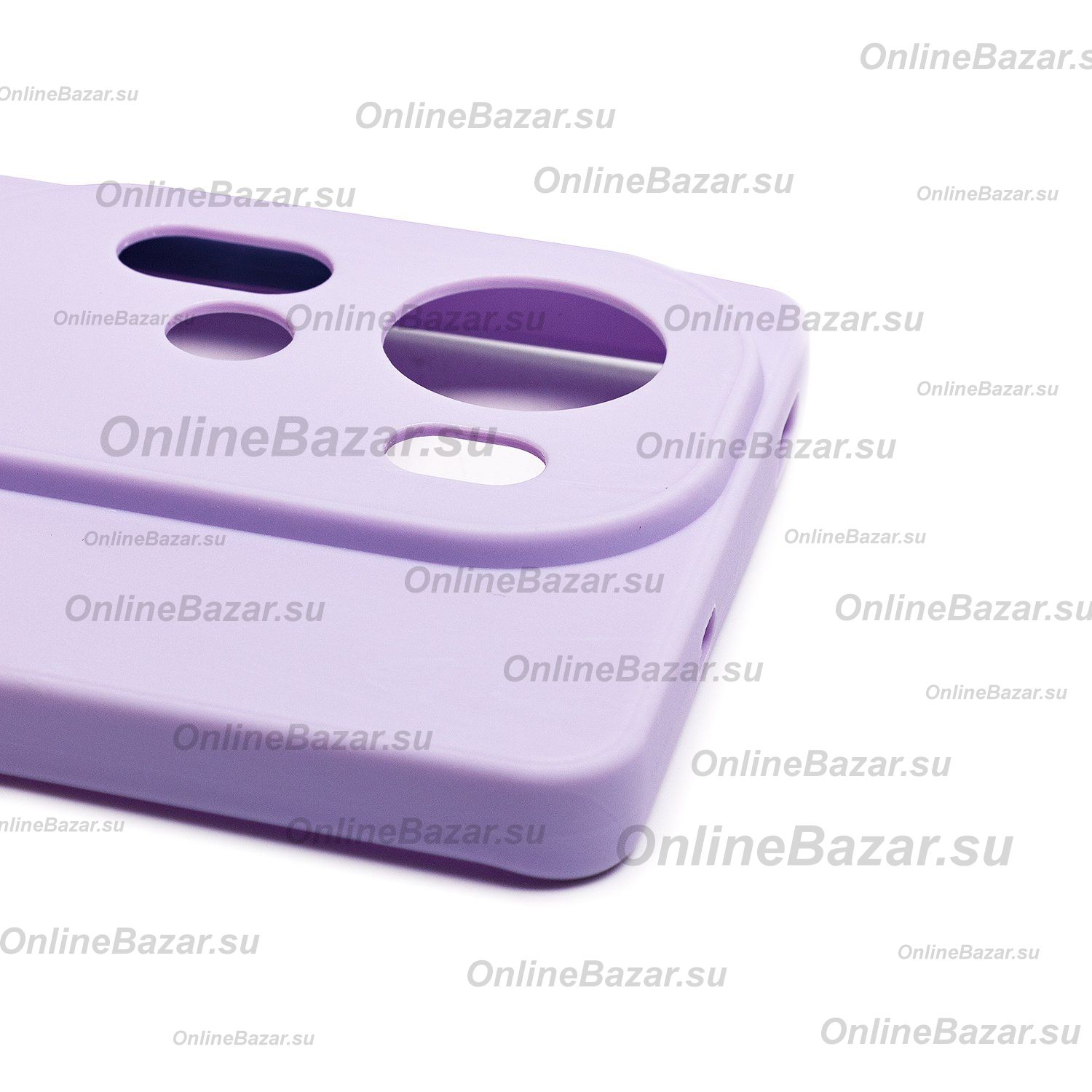 Чехол для Oppo Reno 11 силиконовый с картхолдером №9 <светло-фиолетовый> ― OnlineBazar.su