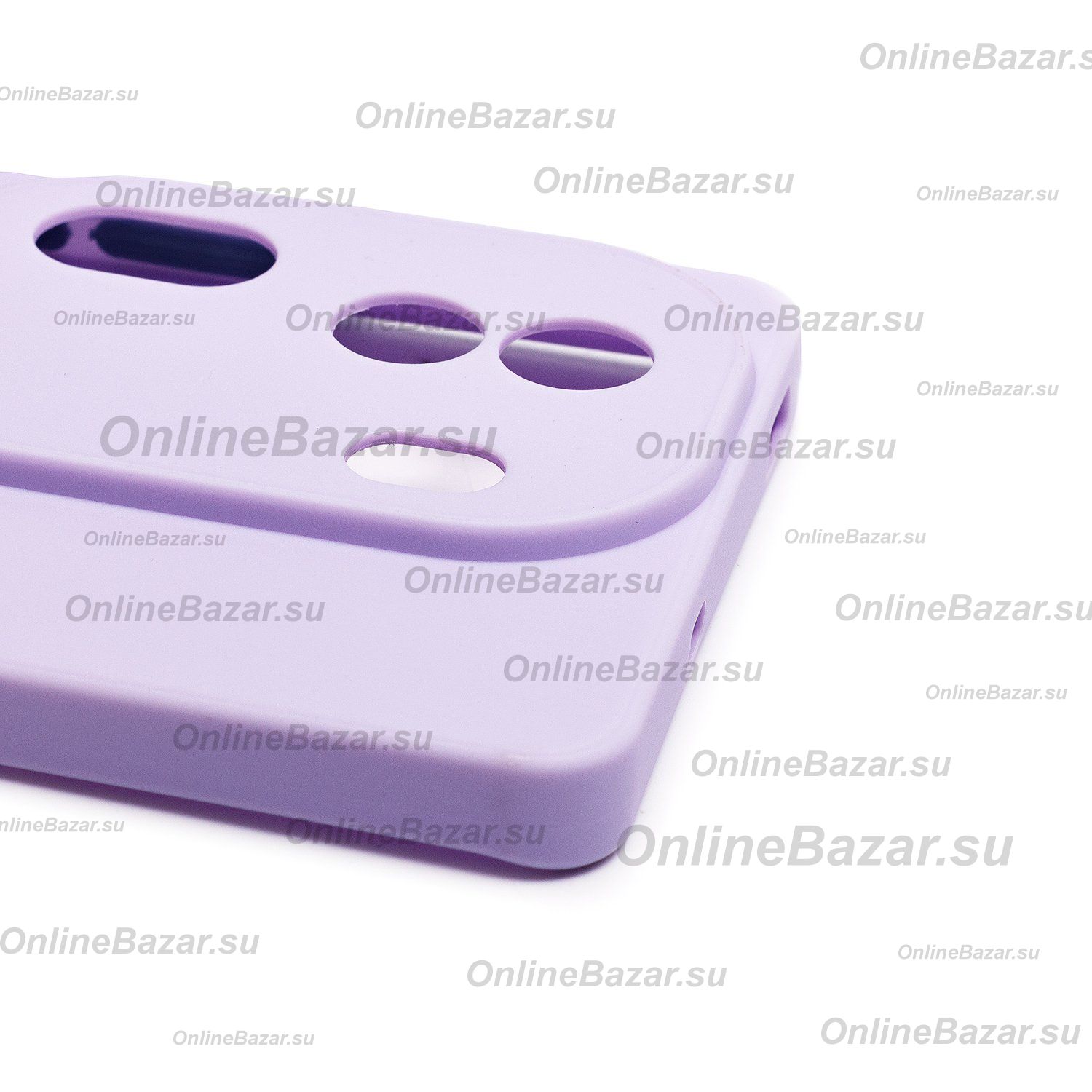 Чехол для Oppo Reno 11 Pro силиконовый с картхолдером №9 <светло-фиолетовый> ― OnlineBazar.su