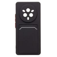 Чехол для Realme RMX5056 силиконовый с картхолдером №9 <черный> ― OnlineBazar.su