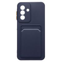 Чехол для Samsung SM-A266B (Galaxy A26 5G) силиконовый с картхолдером №9 <темно-синий> ― OnlineBazar.su