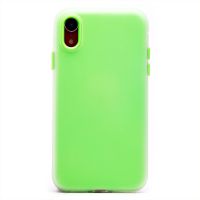 Чехол для Apple iPhone XR силиконовый матовый №10 <зеленый> ― OnlineBazar.su