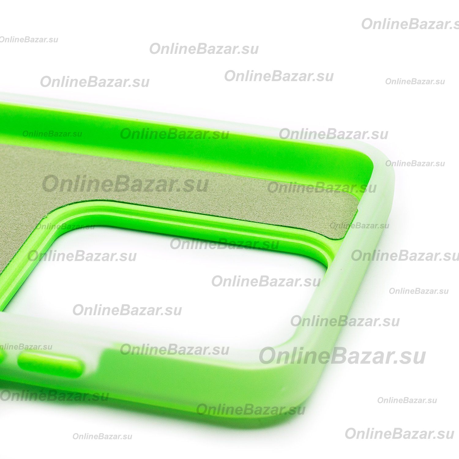 Чехол для Infinix Hot 40i (X6528B) силиконовый матовый №10 <зеленый> ― OnlineBazar.su
