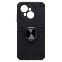 Чехол для Tecno Spark Go 1 (KL4) силиконовый противоударный с кольцом <черный> ― OnlineBazar.su
