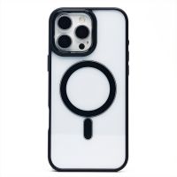 Чехол для Apple iPhone 16 Pro Max пластиковый MagSafe <черный> ― OnlineBazar.su