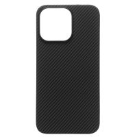 Чехол для Apple iPhone 13 Pro пластиковый MagSafe POSH KEVLAR <черный> ― OnlineBazar.su