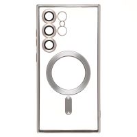 Чехол для Samsung SM-S928B (Galaxy S24 Ultra) силиконовый MagSafe №7 <серебристый> ― OnlineBazar.su