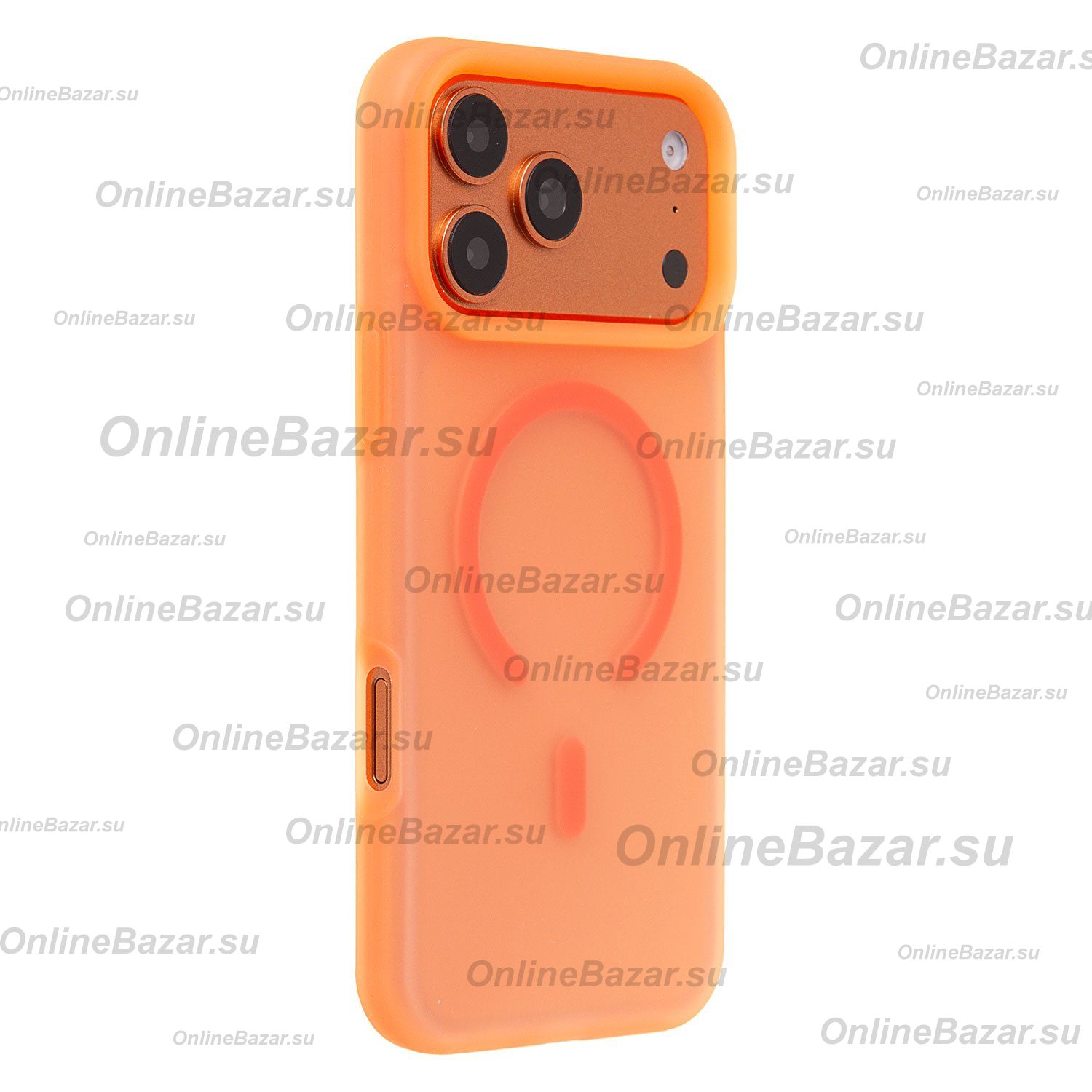 Чехол для Apple iPhone 17 Pro Max пластиковый MagSafe Vawi №2 <оранжевый> ― OnlineBazar.su