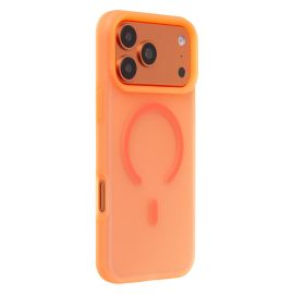Чехол для Apple iPhone 17 Pro Max пластиковый MagSafe Vawi №2 <оранжевый>