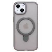Чехол для Apple iPhone 13 силиконовый MagSafe с подставкой <серый> ― OnlineBazar.su