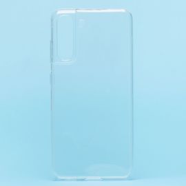 Чехол для Samsung SM-G990B (Galaxy S21 FE) силиконовый ультратонкий <прозрачный>